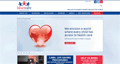 Desktop Screenshot of heartcareintl.org